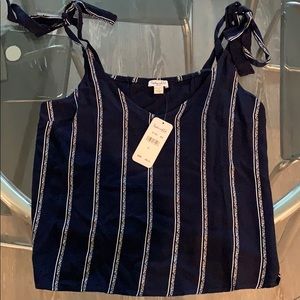 Splendid Bow Tie Tank Shirt *NWT*